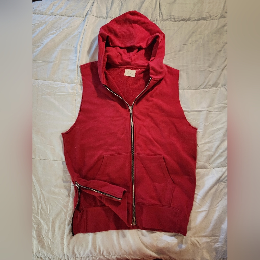 Fear of God Sleeveless Hoodie w/ Side Zippers